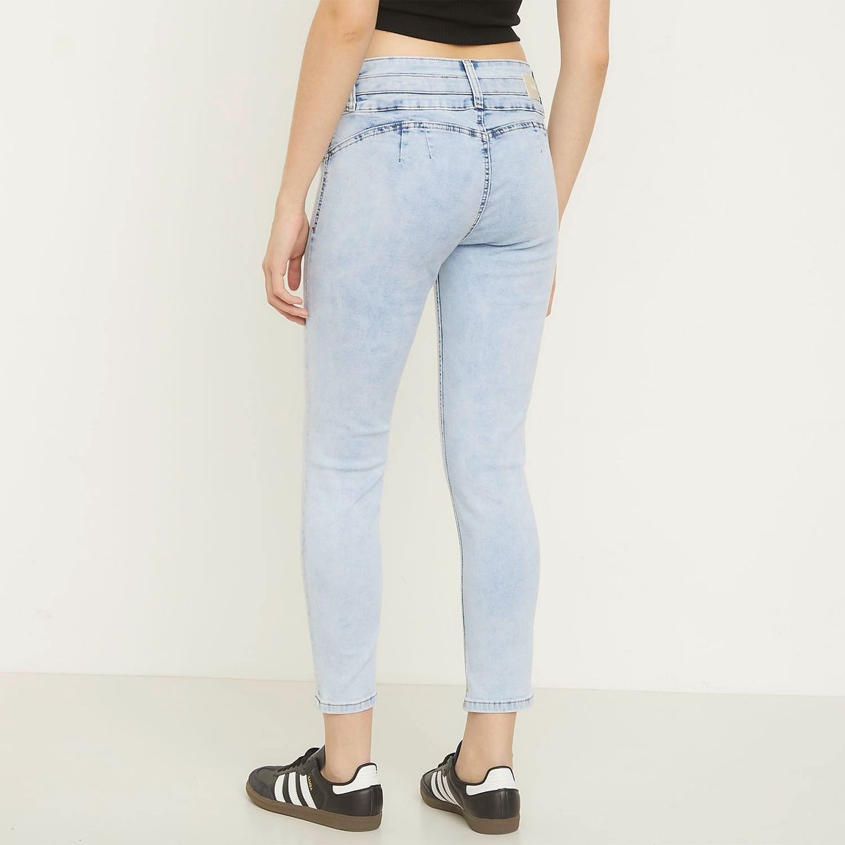 SYBILLA - Jeans Sybilla Skinny Push Up Mujer Tiro Medio
