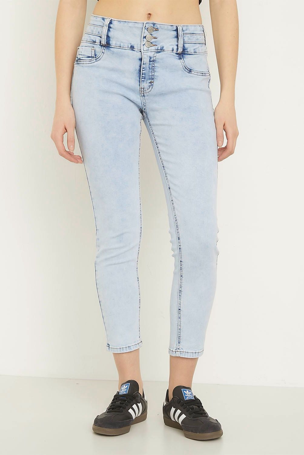 SYBILLA - Jeans Sybilla Skinny Push Up Mujer Tiro Medio