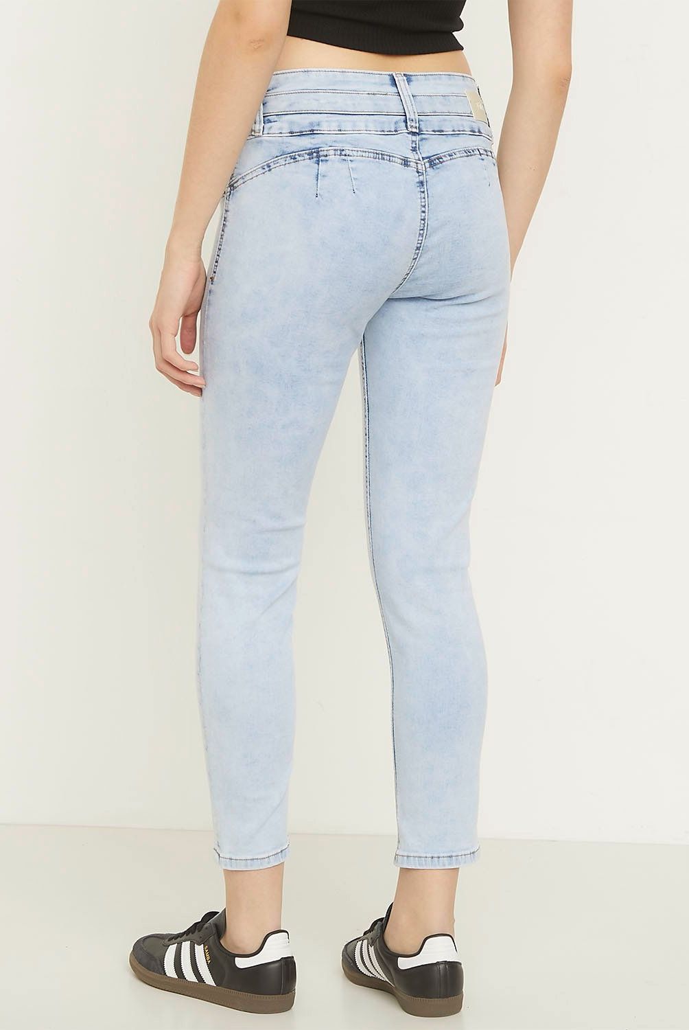 SYBILLA - Jeans Sybilla Skinny Push Up Mujer Tiro Medio
