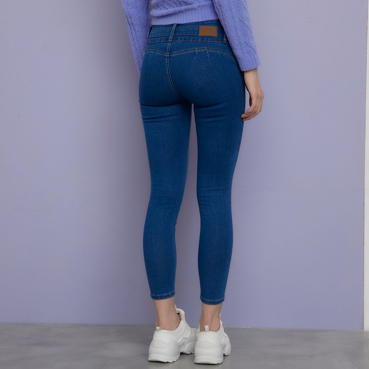 SYBILLA - Jeans Sybilla Skinny Push Up Mujer Tiro Medio