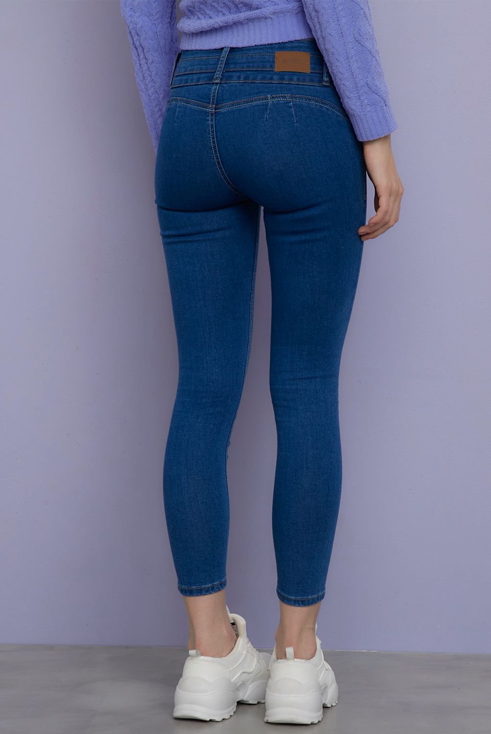 SYBILLA - Jeans Sybilla Skinny Push Up Mujer Tiro Medio