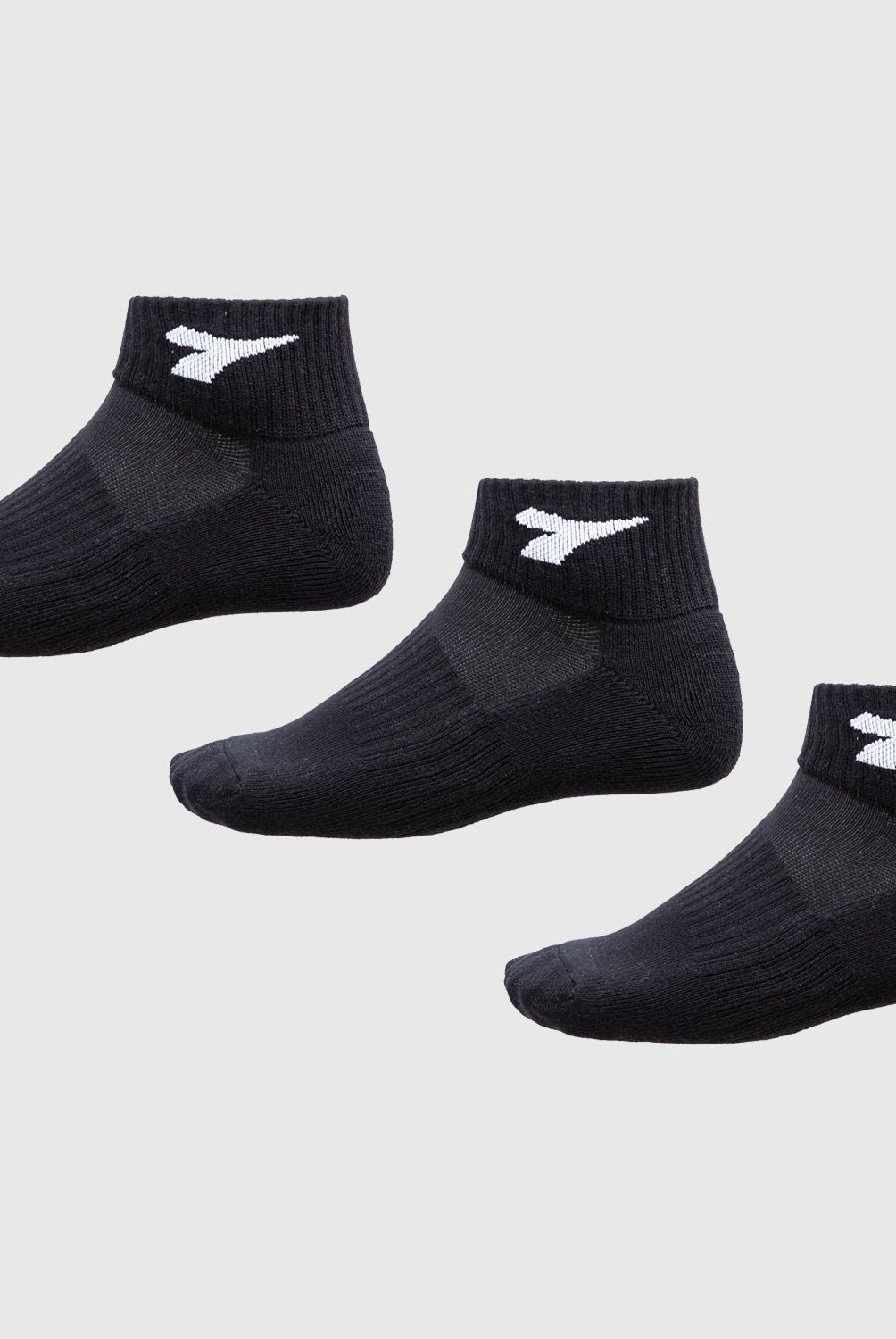 DIADORA - Pack De 3 Calcetines Cortos Deportivos Hombre Diadora