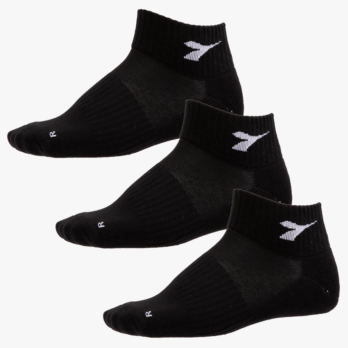 DIADORA - Pack De 3 Calcetines Cortos Deportivos Hombre Diadora