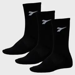 DIADORA - Pack De 3 Calcetines Largos Deportivos Hombre