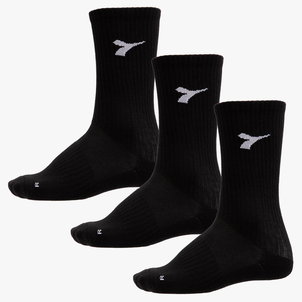 DIADORA - Pack De 3 Calcetines Largos Deportivos Hombre Diadora