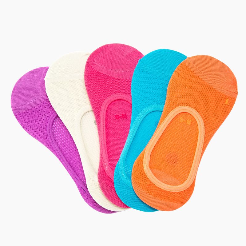 DIADORA - Pack De 5 Calcetines Invisibles Deportivos Mujer Diadora