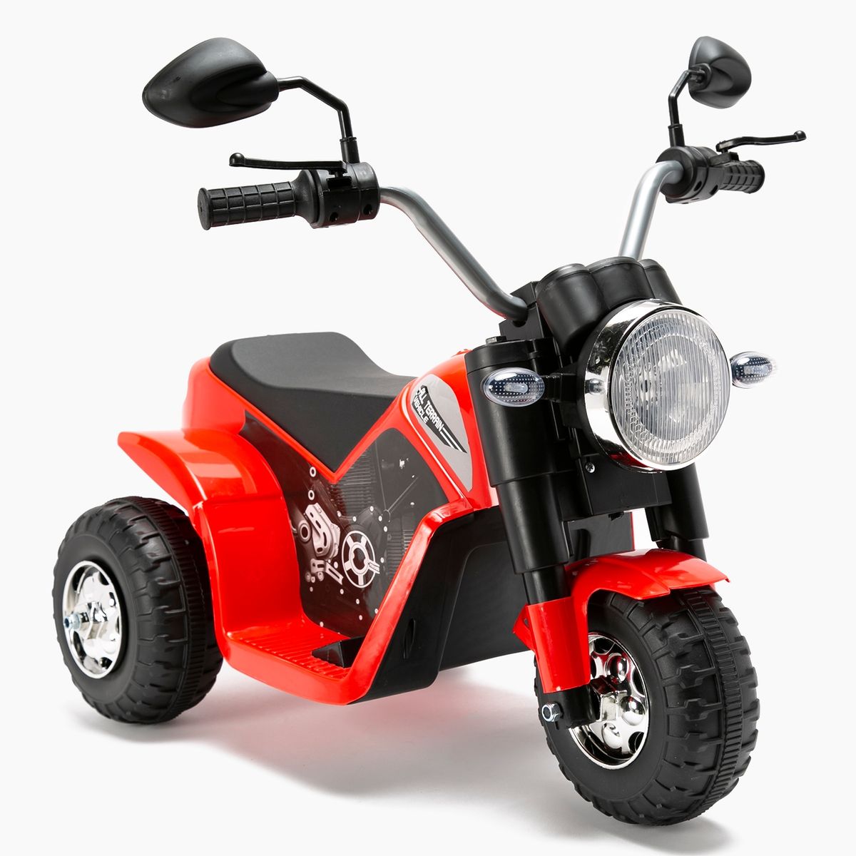 SCOOP - Moto Chopper Roja