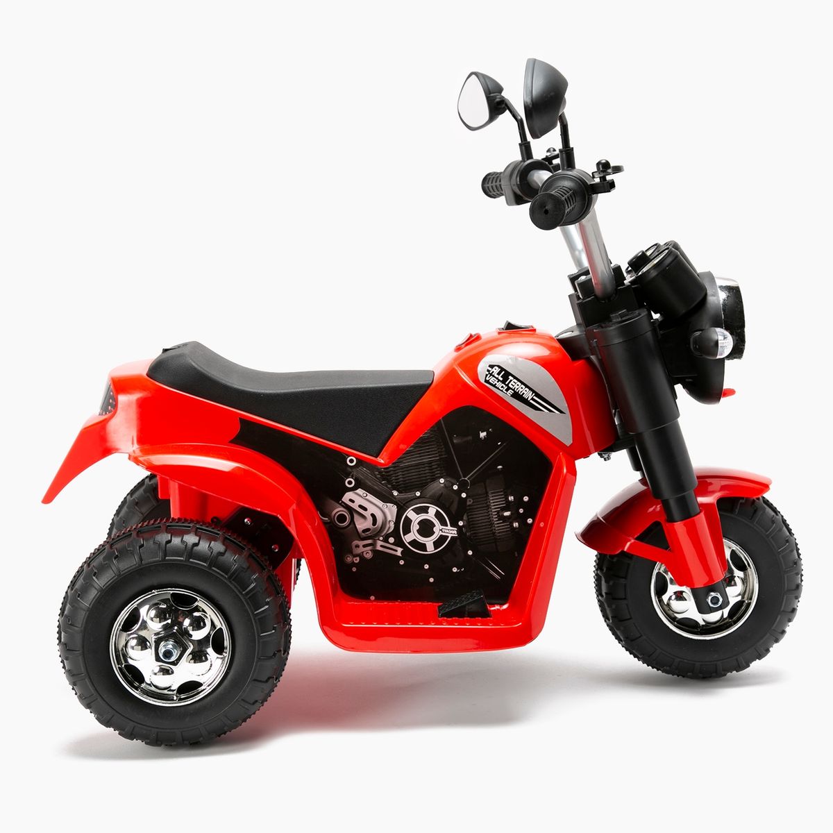 SCOOP - Moto Chopper Roja