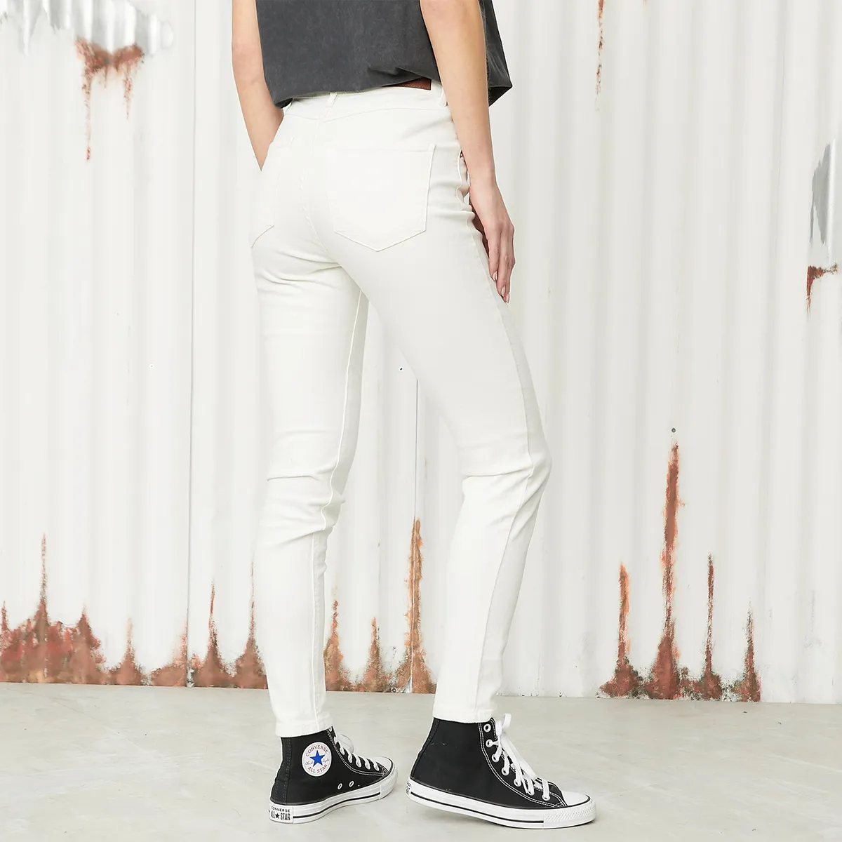 AMERICANINO - Jeans Skinny Tiro Alto Mujer Americanino