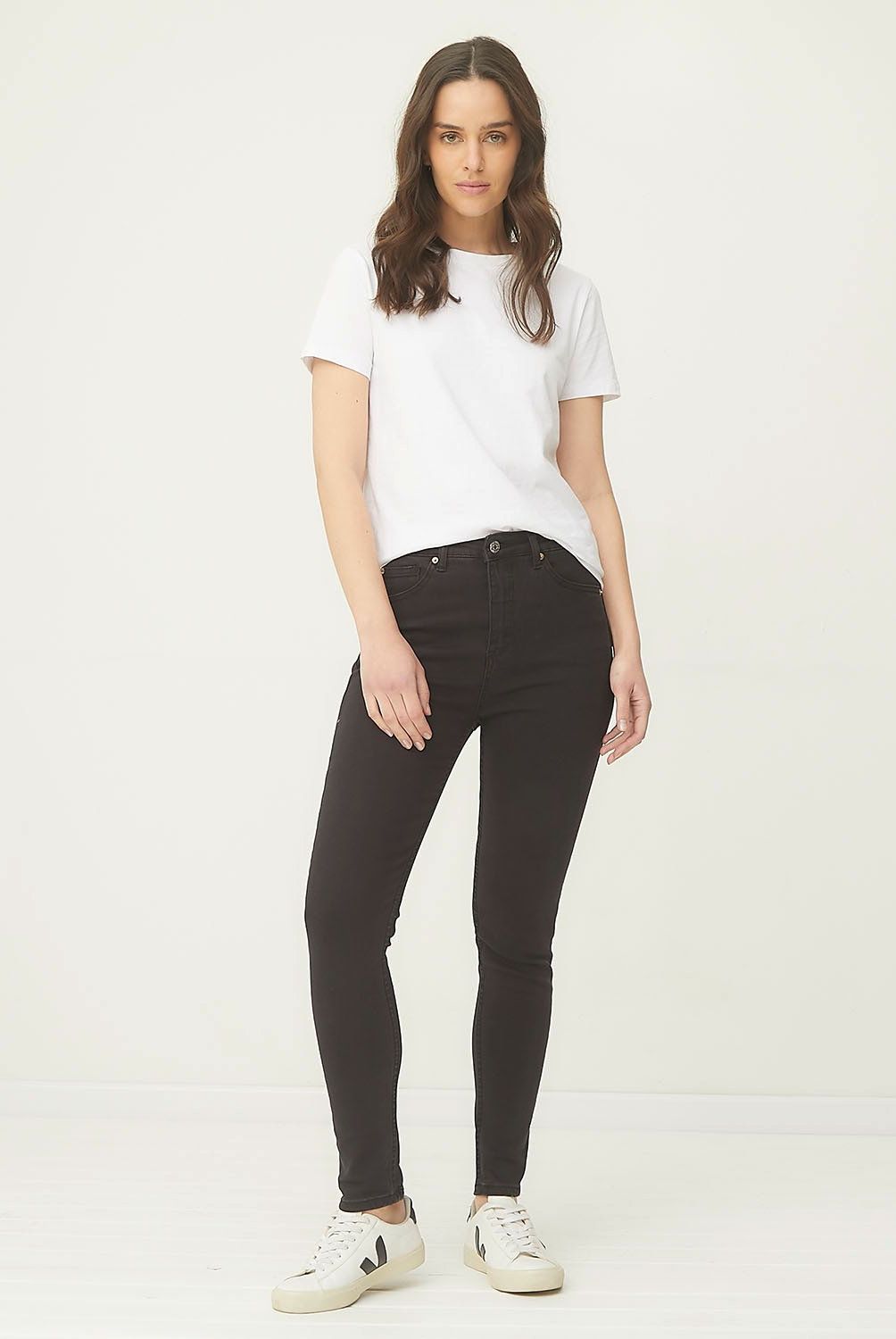 UNIVERSITY CLUB - Jeans Skinny Tiro Medio University Club Algodón Mujer