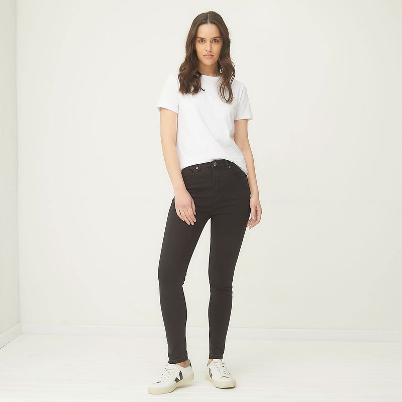 UNIVERSITY CLUB - Jeans Skinny Tiro Medio University Club Algodón Mujer