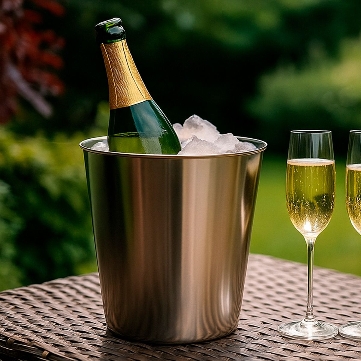 BASEMENT HOME - Champañera Mediana Basement Home Acero Inoxidable New Bar