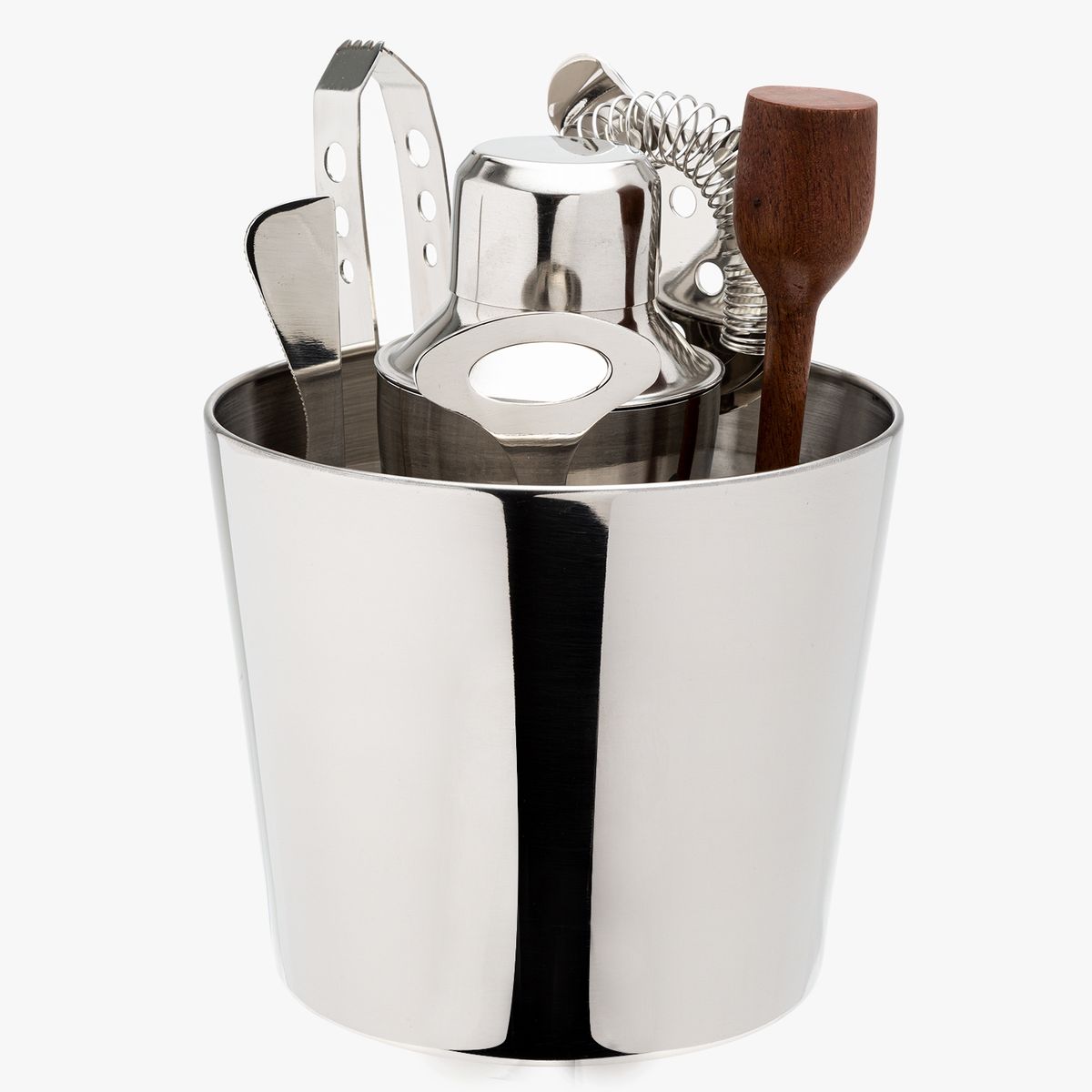 BASEMENT HOME - Set de Accesorios para Cóctel Basement Home Acero Inoxidable 7 Piezas