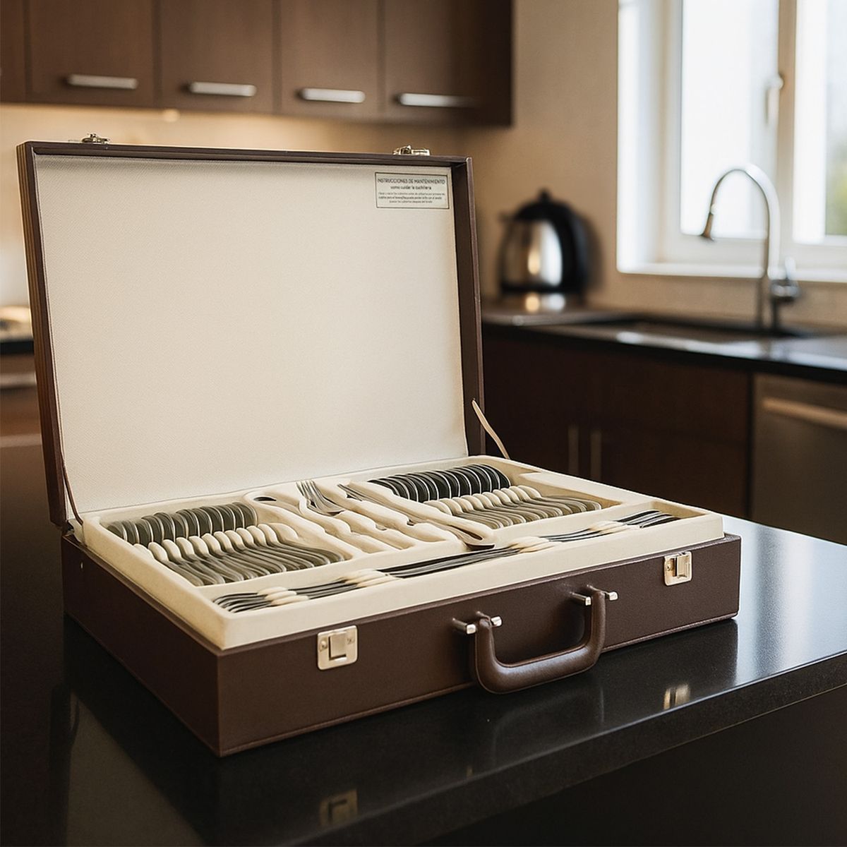 ROBERTA ALLEN - Set de Cubiertos 75 Piezas Acero Inoxidable Ridgewood Roberta Allen