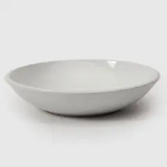BASEMENT - Plato Sopa 23 Cm Flat Edge Loza Blanca