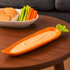 BASEMENT HOME - Fuente Zanahoria Melamina Verduras Mel 36 Cm