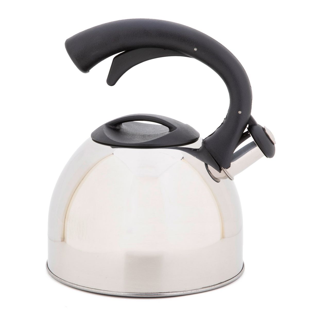 MICA - Tetera Inoxidable 2.5 L Acero Inoxidable Con Silbato Mica