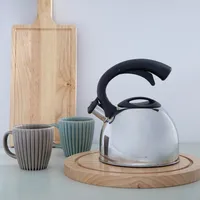 Tetera Inoxidable 2.5 L Acero Inoxidable Con Silbato