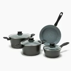 MICA - Batería de Cocina Stone 7 Piezas Antiadherente