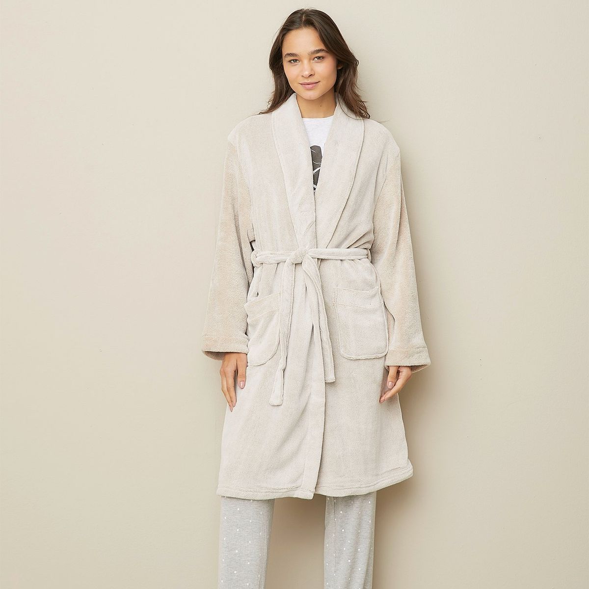 BASEMENT HOME - Bata de Baño Unisex Basement Home Polar Midi