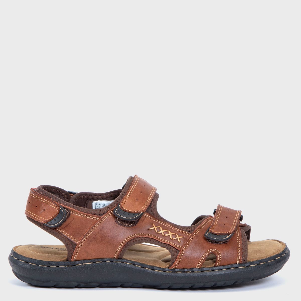 UNIVERSITY CLUB - Sandalia Hombre Cuero Camel University Club