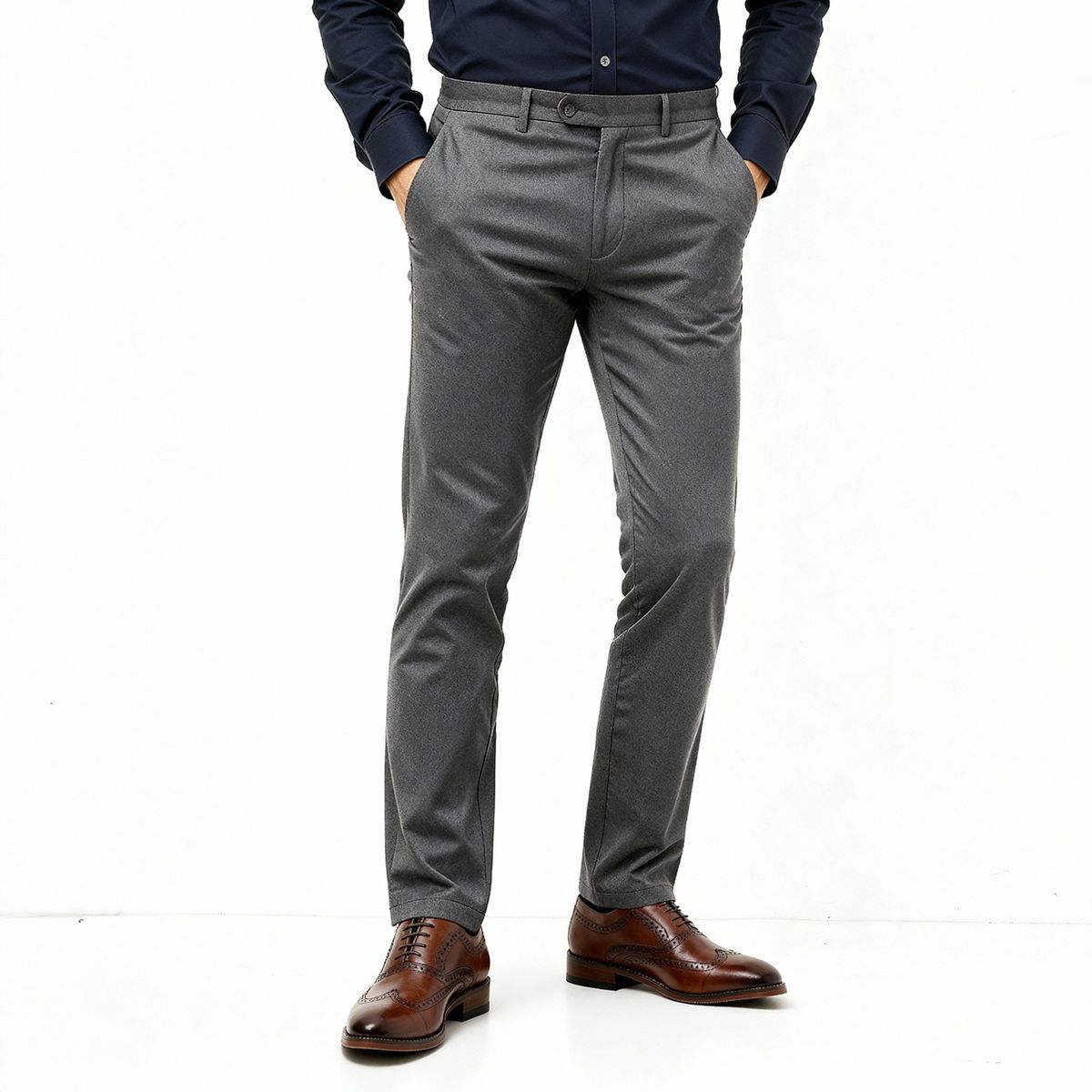 BASEMENT - Basement Zapato Formal Hombre Cuero Beige/Khaki