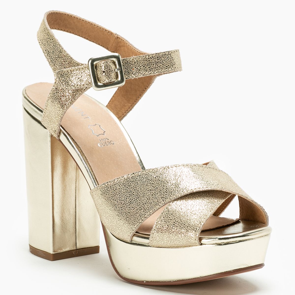 BASEMENT - Sandalia Mujer Amarillo