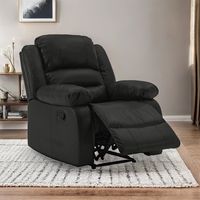 Sillón Berger Robbie 1 Cuerpo Cuero Combinado Clásico