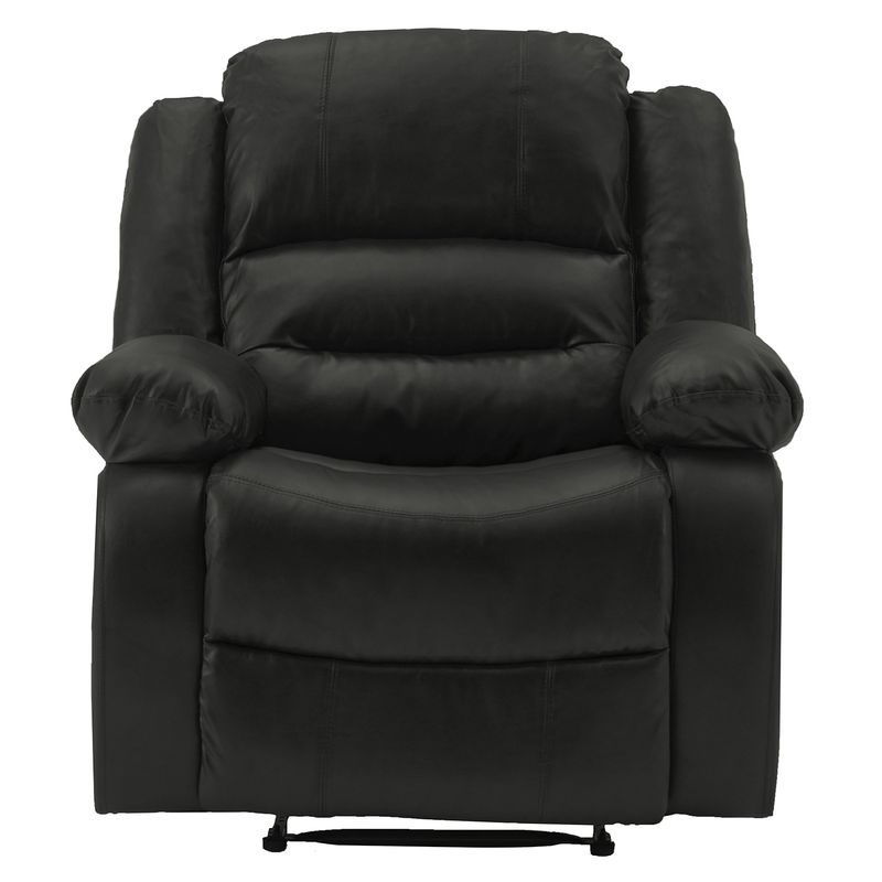 MICA - Sillón Berger Mica Robbie 1 Cuerpo Cuero Combinado Clásico