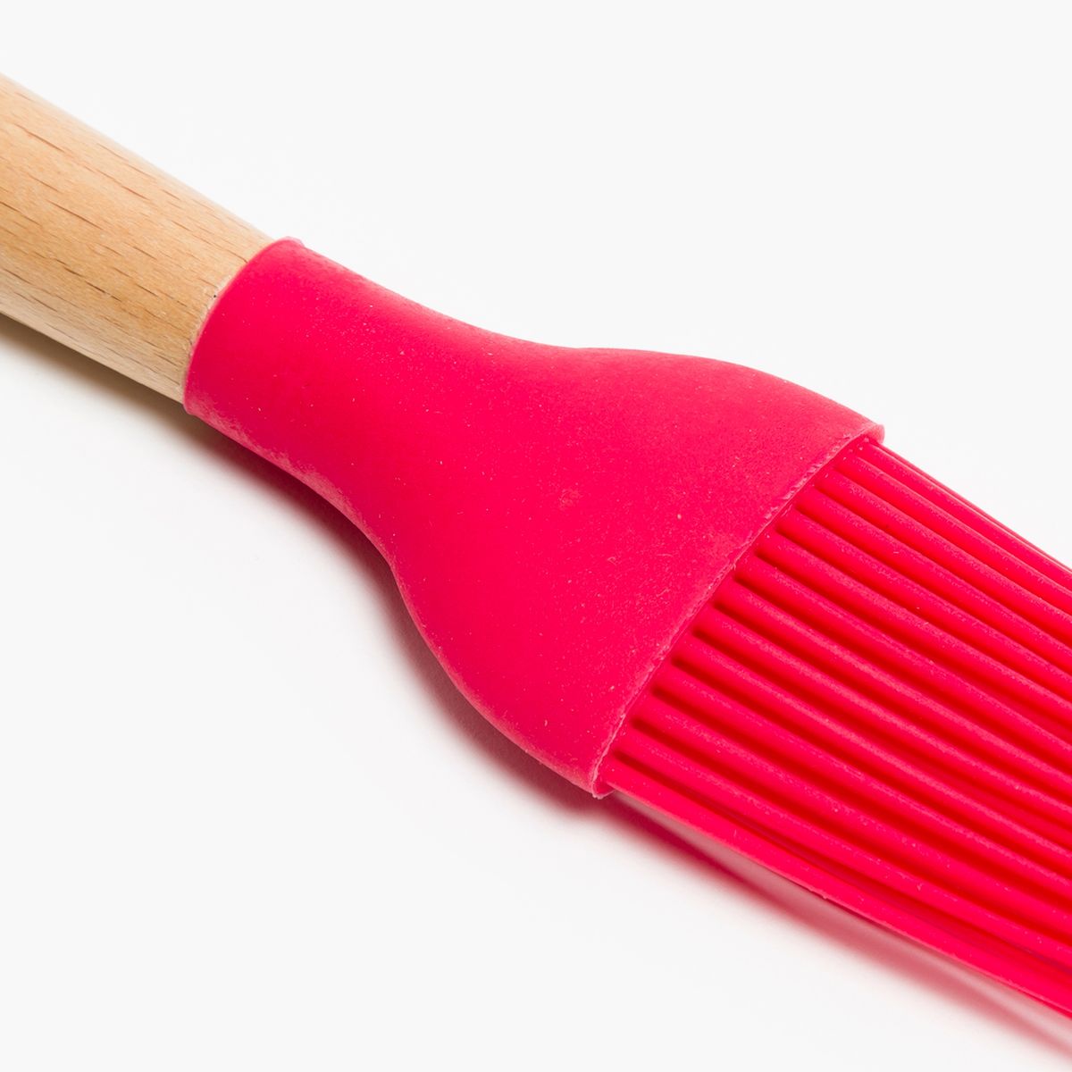 MICA - Pincel Silicona Cherry Mango Madera Mica