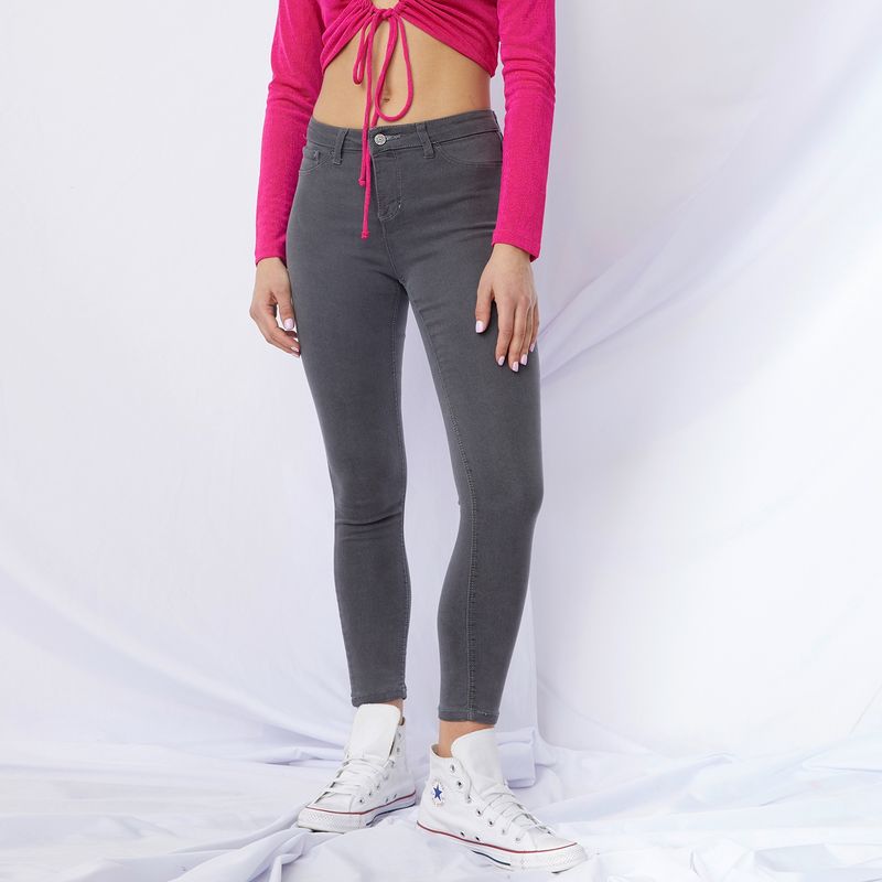 SYBILLA - Jeans Skinny Zoe Tiro Bajo Denim Mujer Sybilla