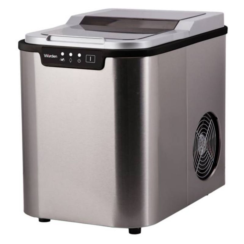 WURDEN - Máquina de Hielo Wurden 12 kg/día Acero Inoxidable