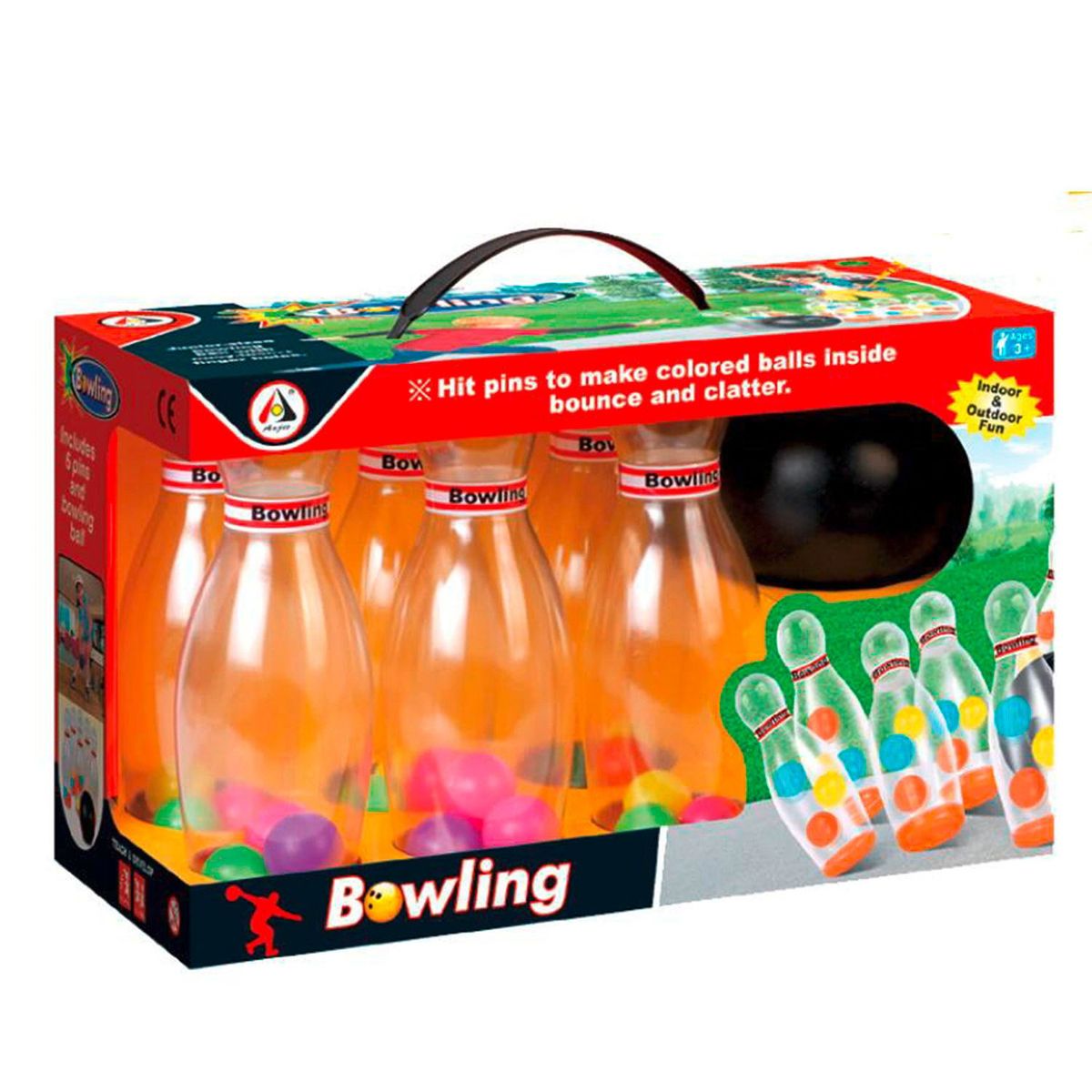 AOJIE - Set Bowling Transparente Aojie