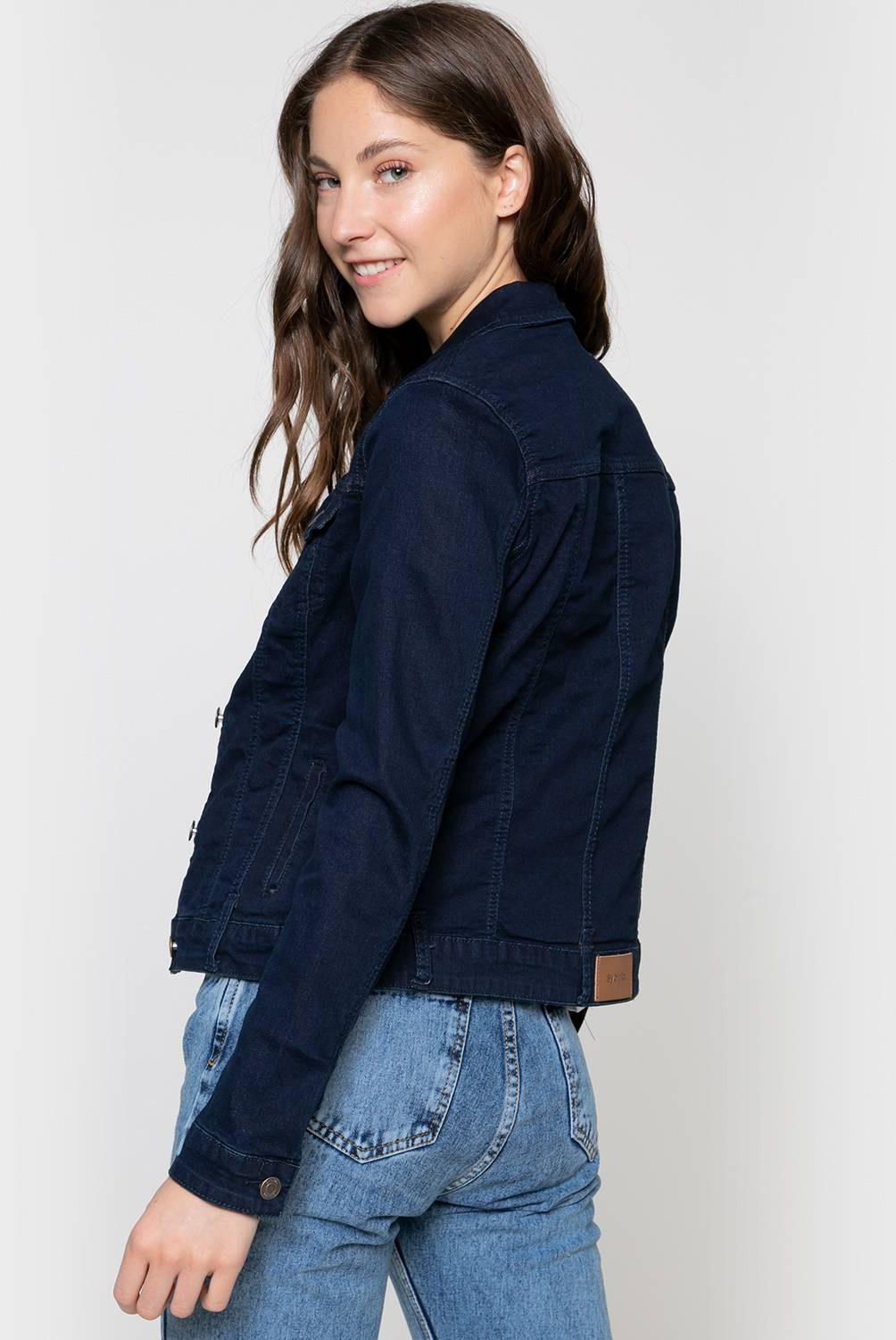 SYBILLA - Chaqueta Jeans Mujer Sybilla Algodón Manga Larga