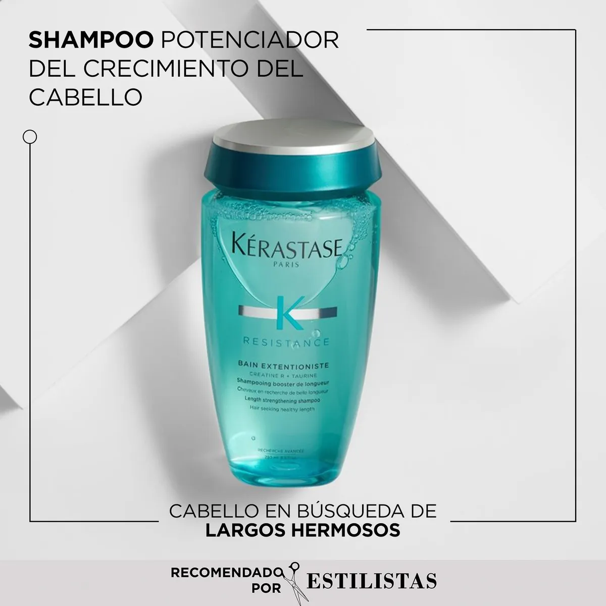 KERASTASE - Shampoo Potenciador Del Crecimiento Bain Extentioniste Resistance 250ml Kerastase