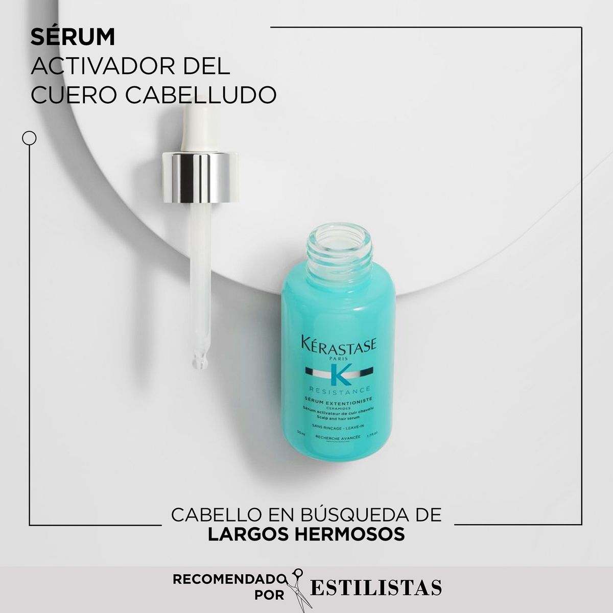 KERASTASE - Serum Potenciador Del Crecimiento Extentioniste Resistance 50ml Kerastase