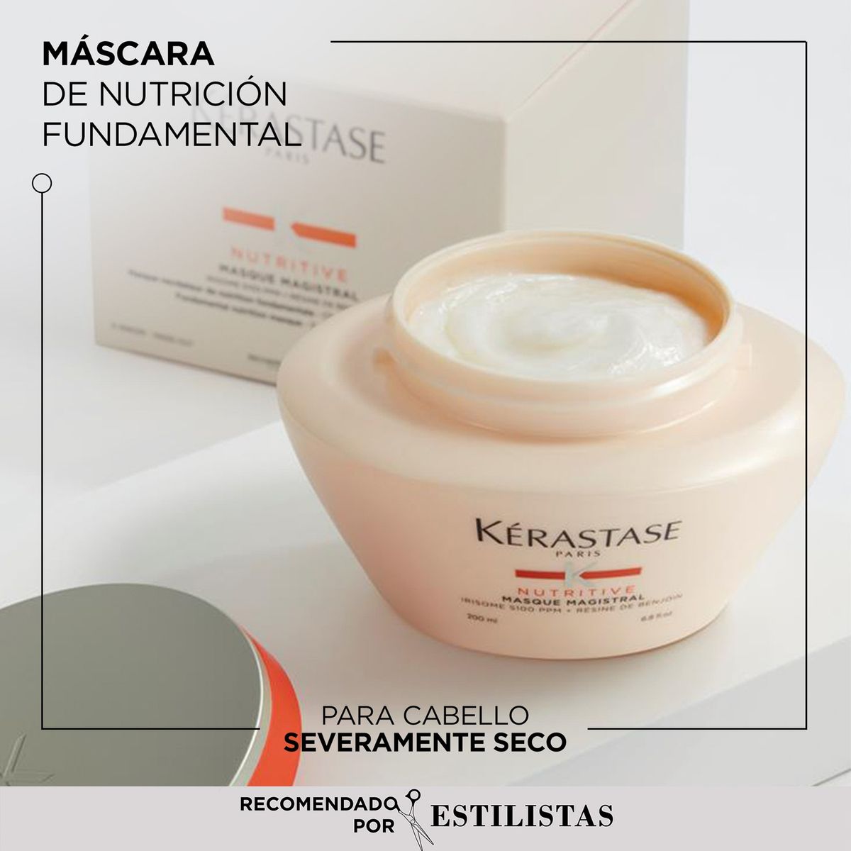KERASTASE - Máscara Nutrición Cabello Severamente Seco Masque Magistral Nutritive 200ml Kerastase
