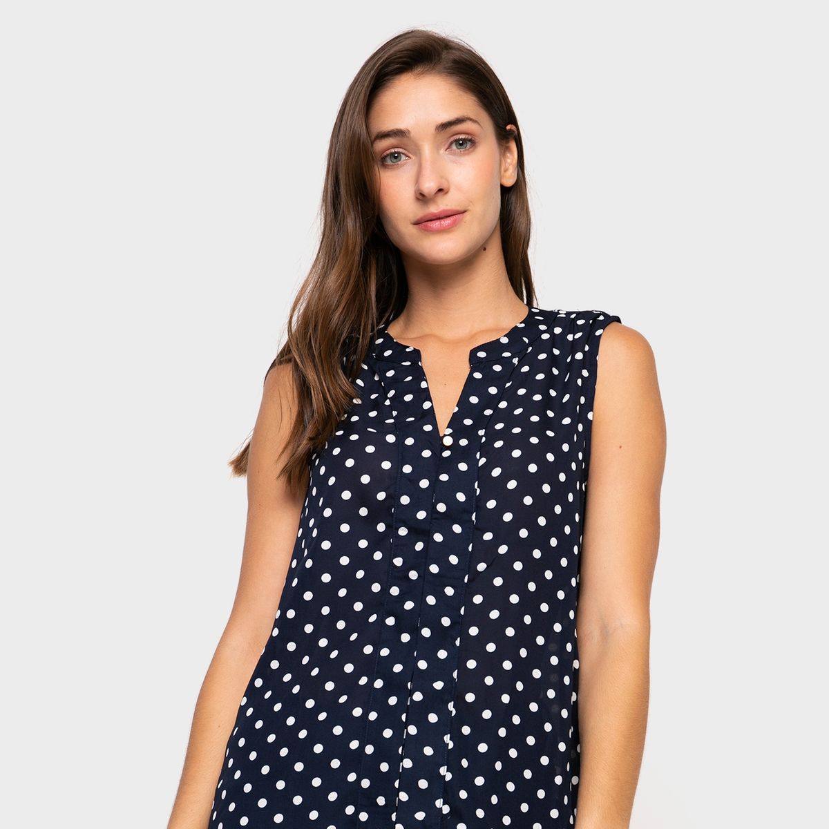 S COCCI - Blusa Sin Mangas Mujer