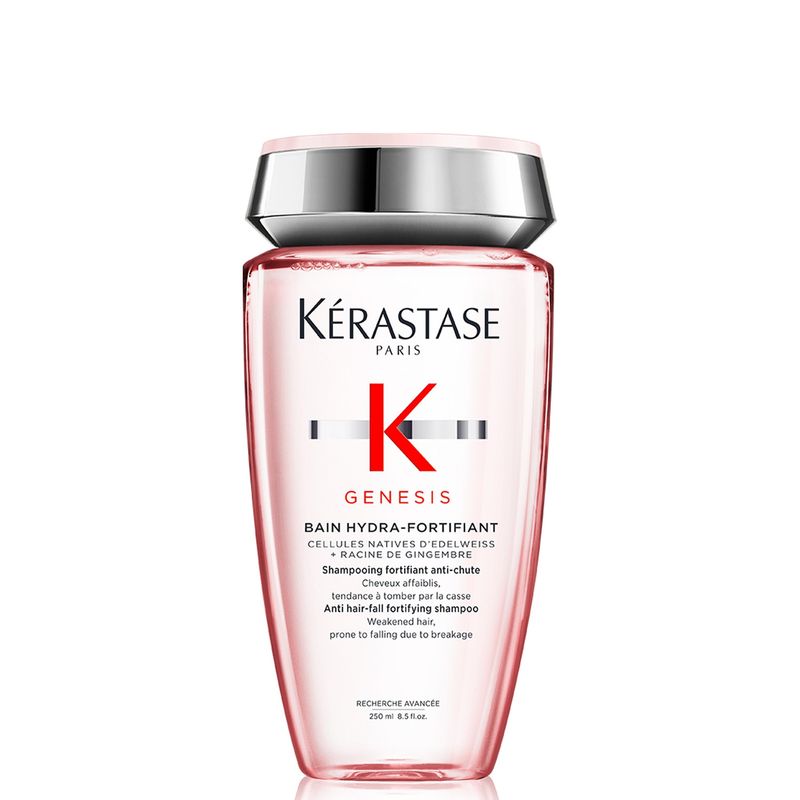 KERASTASE - Shampoo Hidratante Anti-Caída Cabello Frágil Bain Hydra-Fortifiant Genesis 250ml Kerastase