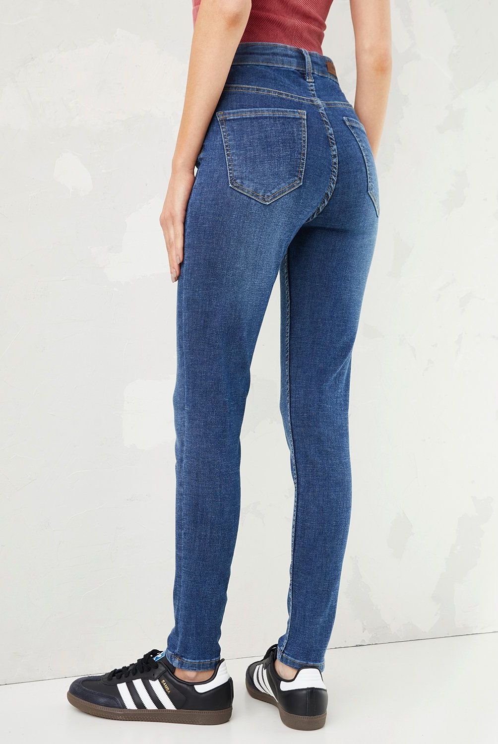 AMERICANINO - Jeans Americanino Básico Tiro Súper Alto Mujer Algodón