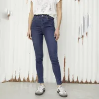 Jeans Skinny Tiro Alto Mujer