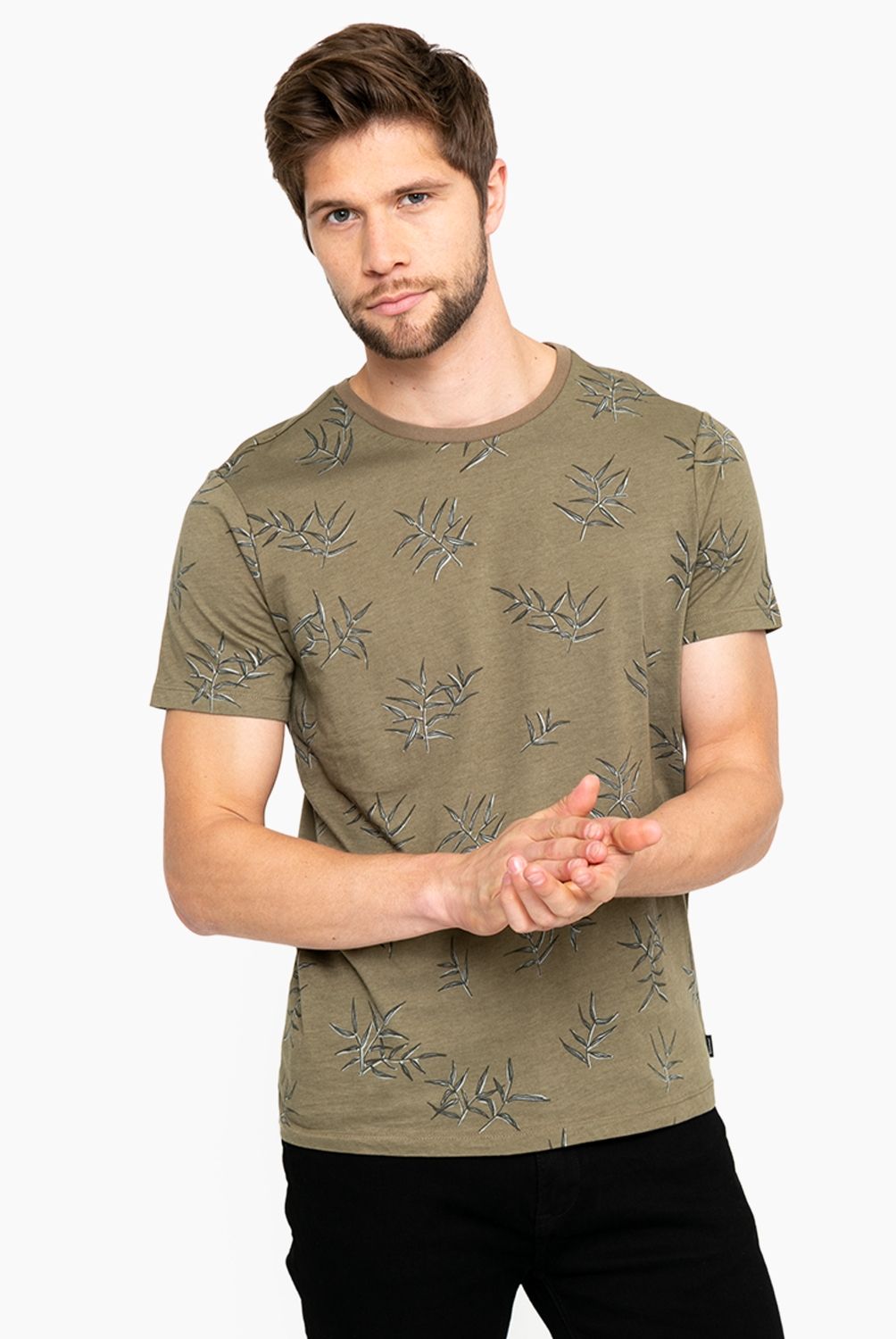 BASEMENT - Polera Casual Slim Fit