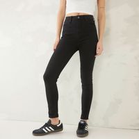 Jeans Skinny Tiro Alto Mujer