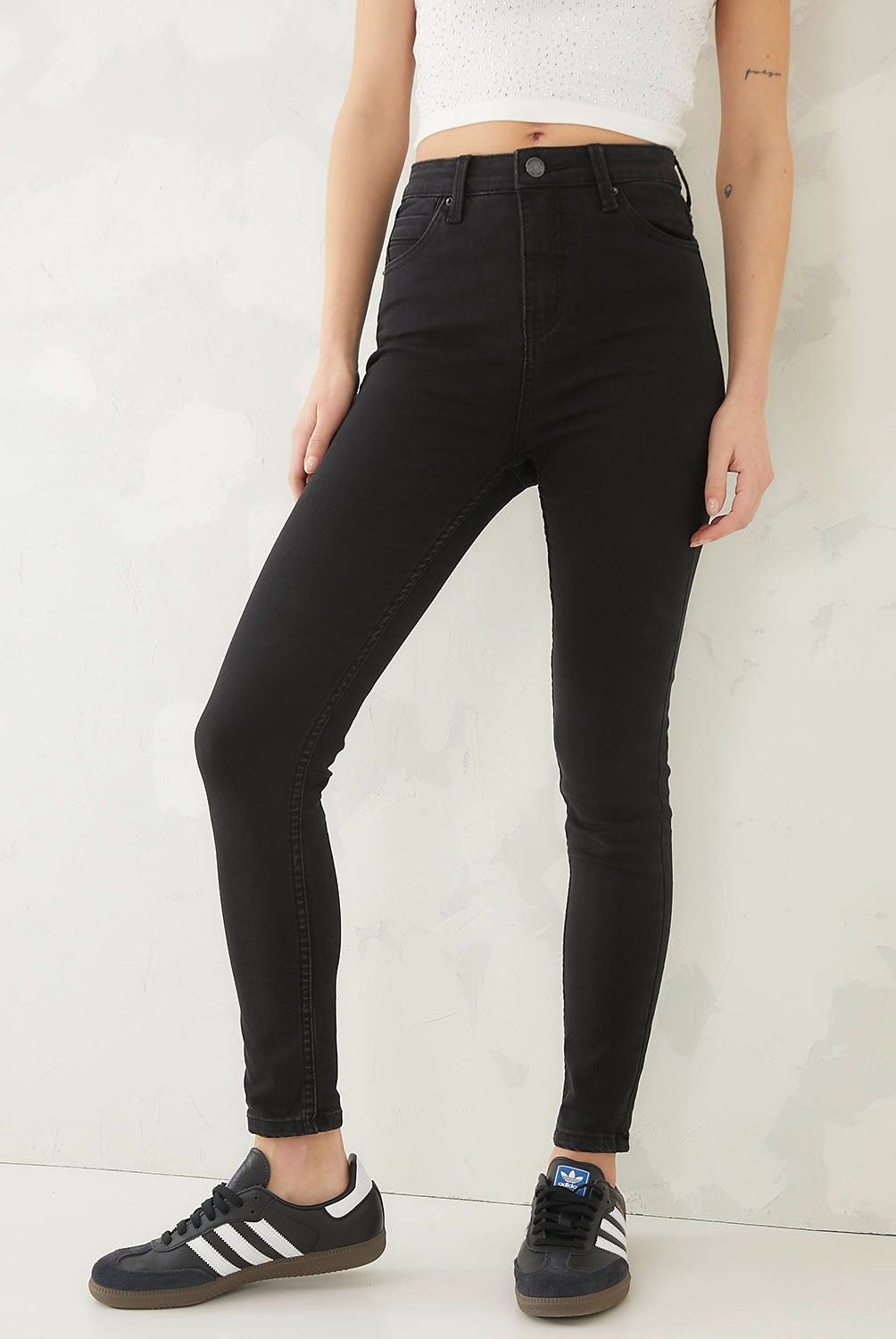 AMERICANINO - Jeans Americanino Básico Tiro Súper Alto Mujer Algodón