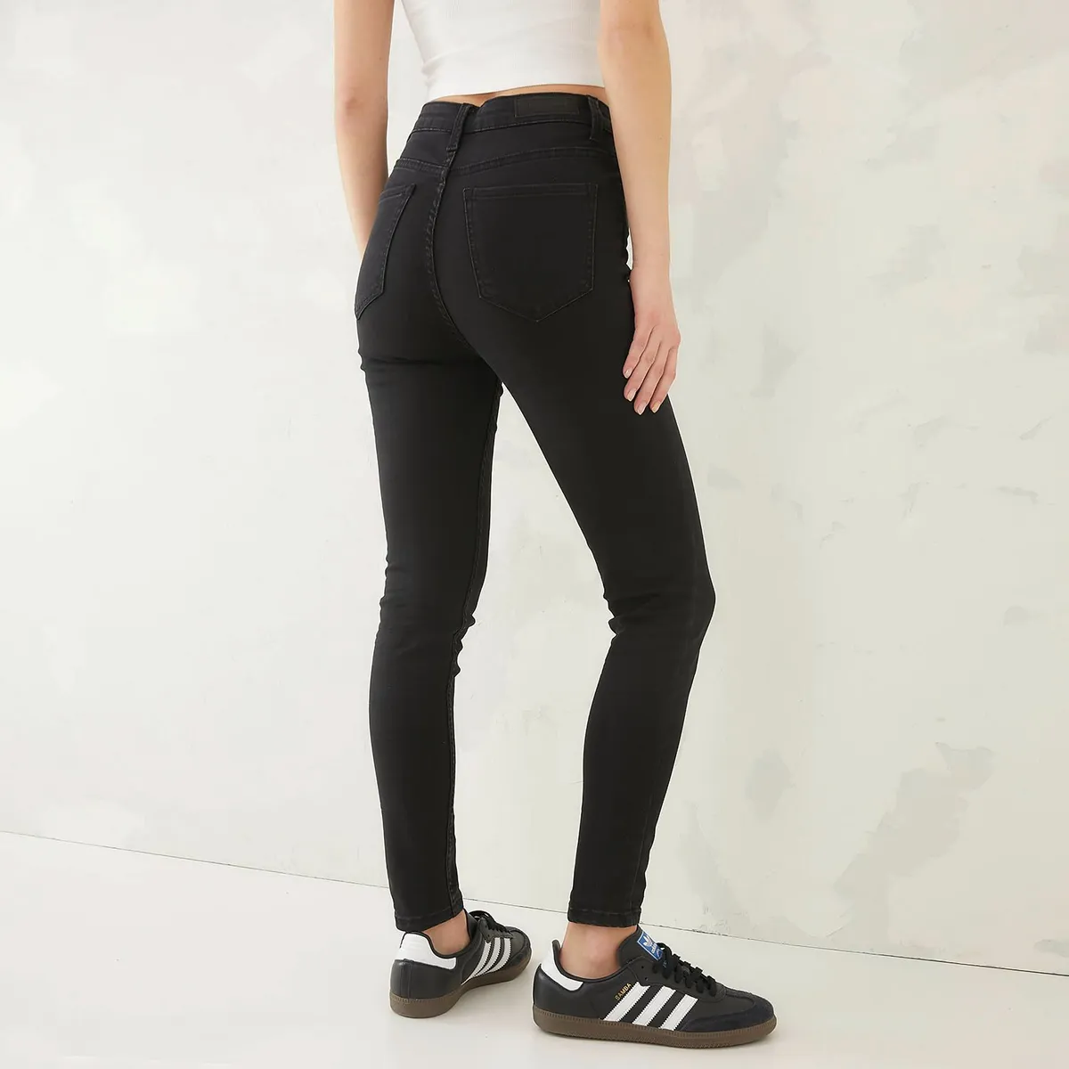 AMERICANINO - Jeans Americanino Básico Tiro Súper Alto Mujer Algodón