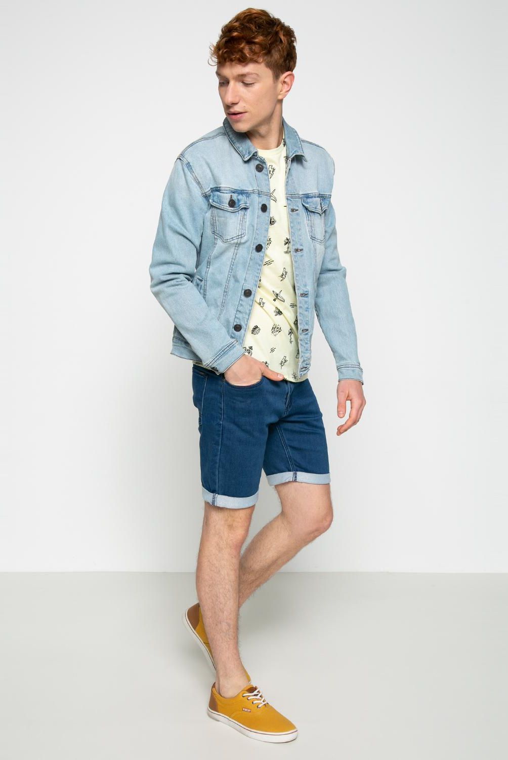 BEARCLIFF - Bearcliff Polera hombre manga corta algodón