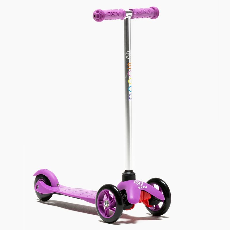 SCOOP - Scooter Scoop 3 Ruedas Pequeño Fluor Purple para Niños