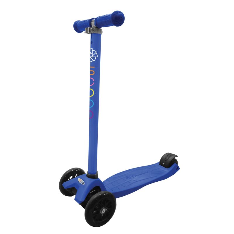 SCOOP - Scooter 3 Ruedas M C/Luz Fluor Royal Scoop