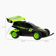YIDAFENG - Rc Buggy Negro Con Verde 1:10 Bat Recargable
