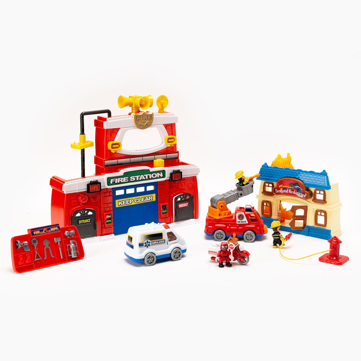 SHUN FENG LONG - Set Estacion De Bombero Shun Feng Long